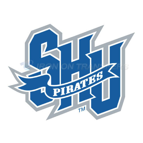 Seton Hall Pirates Logo T-shirts Iron On Transfers N6160 - Click Image to Close